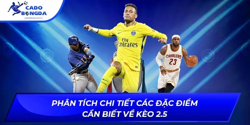 Phân tích chi tiết các đặc điểm cần biết về kèo 2.5
