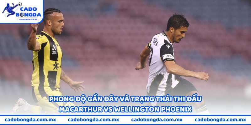 Phong độ gần đây và trạng thái thi đấu Macarthur vs Wellington Phoenix